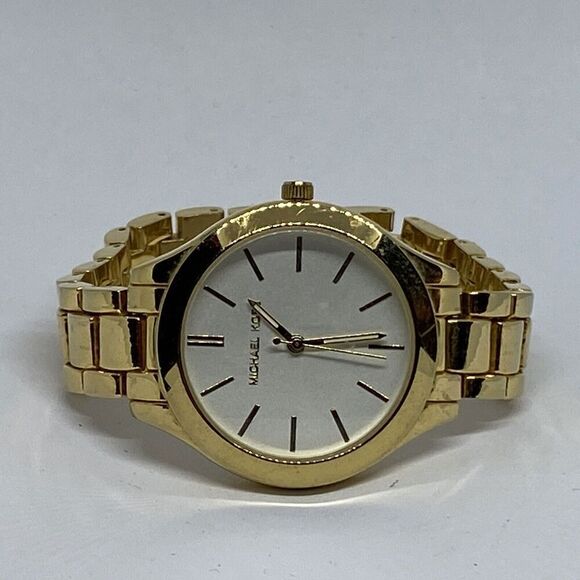 Michael Kors MK8853 Women\'s Stainless Steel Analog White Dial Quartz Watch WO729 main image 9